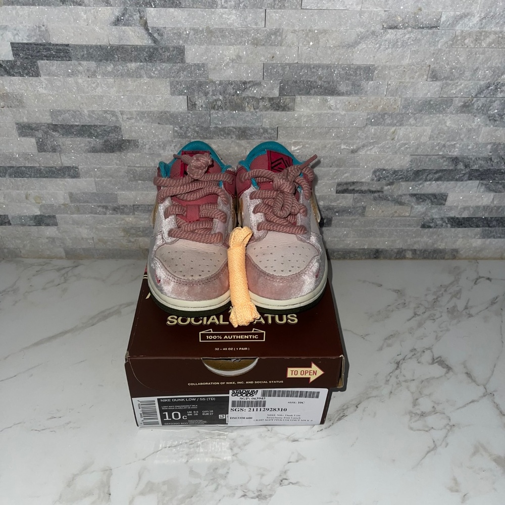 Nike x Social Status Dunk toddler 10c